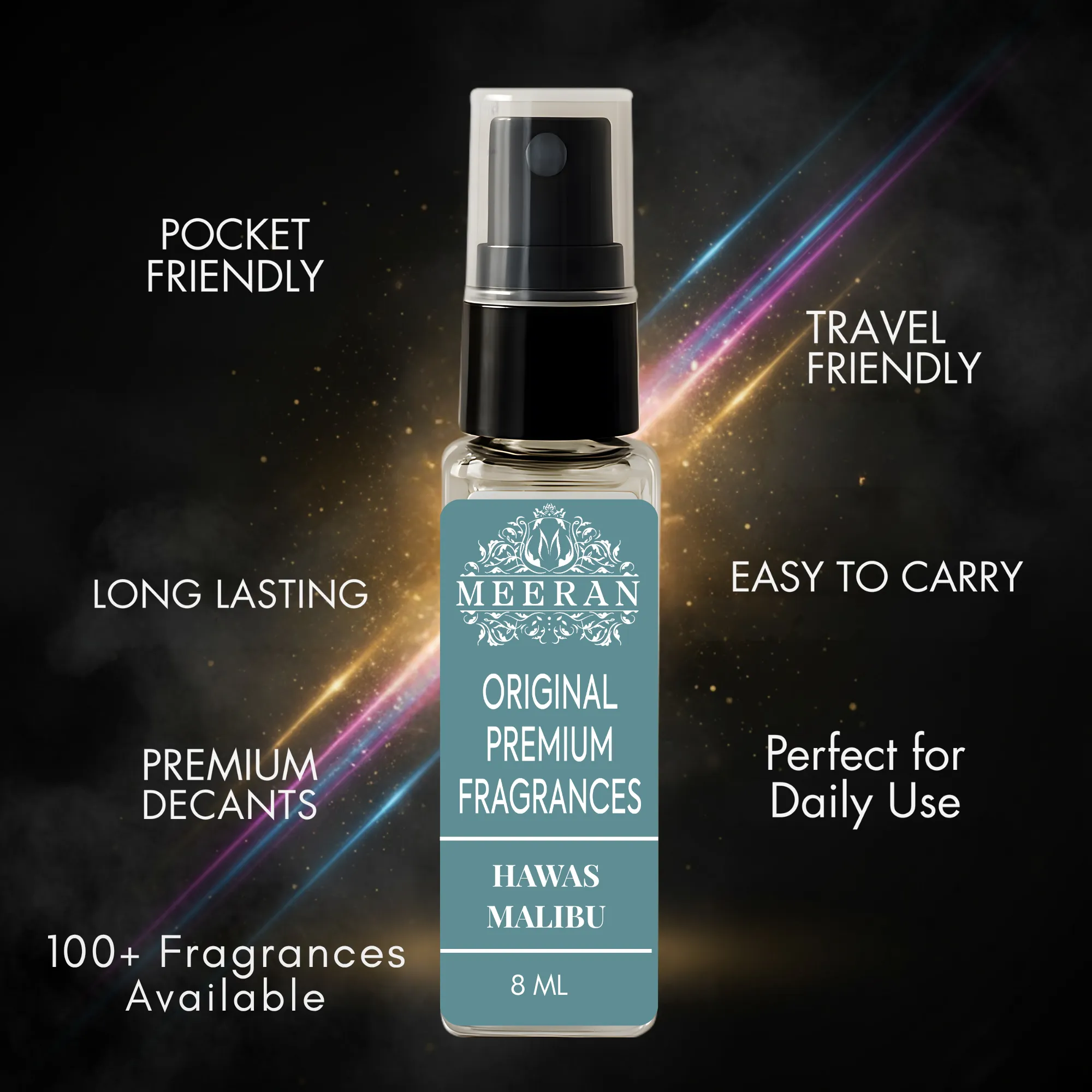  Rasasi Hawas Malibu EDP (8ML) | Long-Lasting Perfume for Men | Decanted From Original Bottle